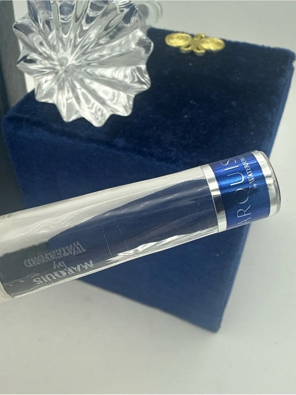 Pair Of Marquis by Waterford Crystal Brookside Clear Wine Bottle Stoppers New